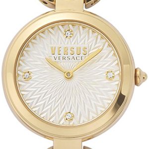 Versus by Versace Damklocka VSPHL0220 Peking Road Vit/Gulguldtonat