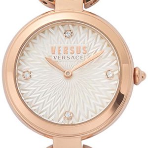 Versus by Versace Damklocka VSPHL0420 Peking Road Vit/Roséguldstonat