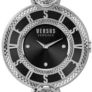 Versus by Versace Damklocka VSPLL1120 Les Docks Svart/Stål Ø36 mm