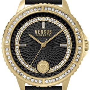 Versus by Versace Damklocka VSPLM3521 Montorgueil Svart/Läder Ø40 mm