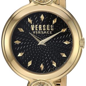 Versus by Versace Damklocka VSPOL3418 Sunnyridge Svart/Gulguldtonat