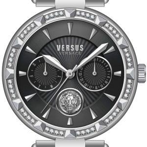 Versus by Versace Damklocka VSPOS3821 Sertie N Crystal Svart/Stål