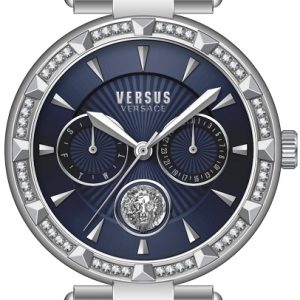 Versus by Versace Damklocka VSPOS3921 Sertie N Crystal Blå/Stål