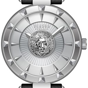 Versus by Versace Damklocka VSPQ12021 Sertie N Silverfärgad/Läder