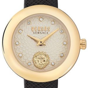 Versus by Versace Damklocka VSPZJ0221 Lea Petite Svart/Läder Ø28 mm