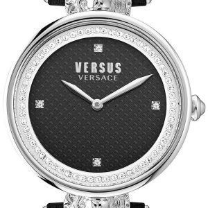 Versus by Versace Damklocka VSPZU0121 South Bay Svart/Läder Ø34 mm