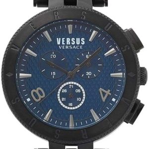 Versus by Versace Herrklocka S76200017 Logo Gent Chrono Blå/Stål