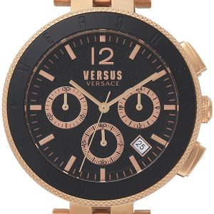 Versus by Versace Herrklocka VSP762618 Logo Svart/Roséguldstonat