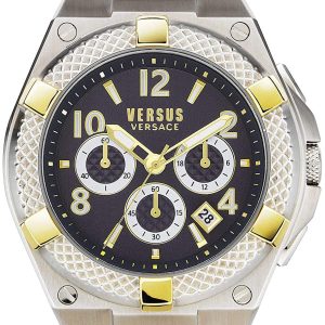 Versus by Versace Herrklocka VSPEW0619 Blå/Gulguldtonat stål Ø46 mm