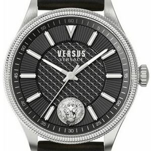 Versus by Versace Herrklocka VSPHI4821 Colonne Svart/Läder Ø45 mm