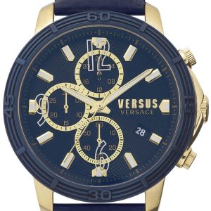 Versus by Versace Herrklocka VSPHJ0220 Bicocca Blå/Läder Ø48 mm