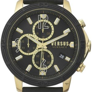 Versus by Versace Herrklocka VSPHJ0320 Bicocca Svart/Läder Ø46 mm