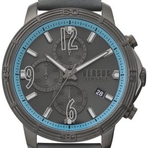 Versus by Versace Herrklocka VSPHJ0420 Grå/Läder Ø42 mm