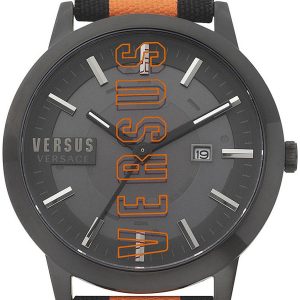 Versus by Versace Herrklocka VSPHN0220 Barbes Grå/Läder Ø44 mm