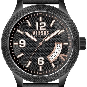 Versus by Versace Herrklocka VSPVT0420 Reale Svart/Läder Ø44 mm