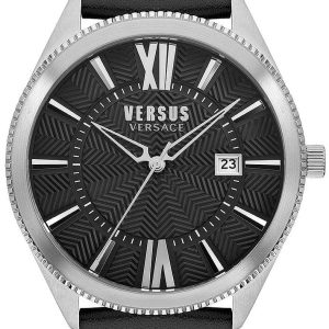 Versus by Versace Herrklocka VSPZY0121 Highland Park Svart/Läder