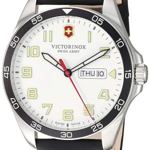 Victorinox 99999 Herrklocka 241847 Vit/Läder Ø42 mm