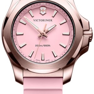 Victorinox Damklocka 241807 Rosa/Gummi Ø37 mm