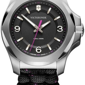 Victorinox Damklocka 241918 I.N.O.X Svart/Textil Ø37 mm