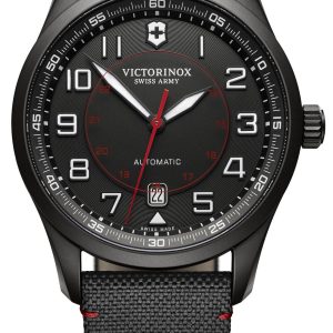 Victorinox Herrklocka 241720 Airboss Svart/Textil Ø42 mm