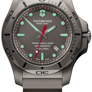 Victorinox Herrklocka 241810 Grå/Gummi Ø45 mm