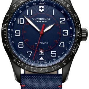 Victorinox Herrklocka 241820 Airboss Blå/Läder Ø42 mm