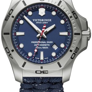 Victorinox Herrklocka 241843 Blå/Textil Ø45 mm