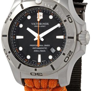 Victorinox Herrklocka 241845 Svart/Textil Ø45 mm