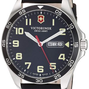 Victorinox Herrklocka 241846 Svart/Läder Ø42 mm