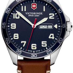 Victorinox Herrklocka 241848 Blå/Läder Ø42 mm