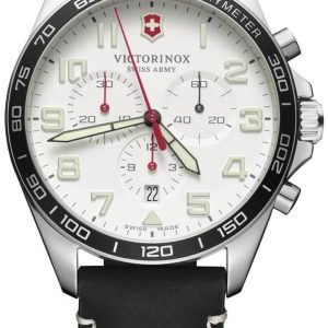 Victorinox Herrklocka 241853 Vit/Läder Ø42 mm