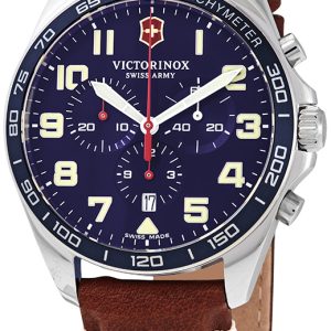 Victorinox Herrklocka 241854 Blå/Läder Ø42 mm