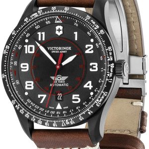 Victorinox Herrklocka 241886 Svart/Läder Ø42 mm