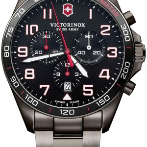 Victorinox Herrklocka 241890 Fieldforce Svart/Stål Ø42 mm