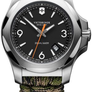 Victorinox Herrklocka 241894 Svart/Textil Ø45 mm