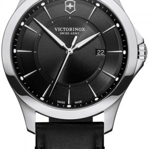 Victorinox Herrklocka 241904 Alliance Svart/Läder Ø40 mm