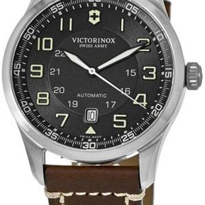 Victorinox Herrklocka V241507 Airboss Svart/Läder Ø42 mm