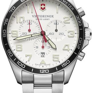 Victorinox Herrklocka V241856 Fieldforce Vit/Stål Ø42 mm