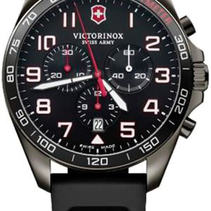 Victorinox Herrklocka V241889 Fieldforce Svart/Gummi Ø42 mm