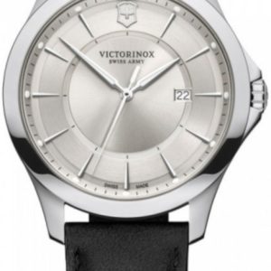 Victorinox Herrklocka V241905 Alliance Silverfärgad/Läder Ø40 mm