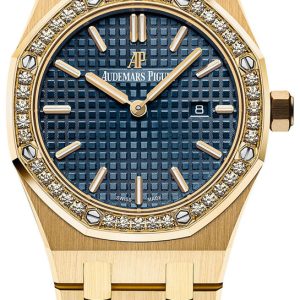 Audemars Piguet Damklocka 67651BA.ZZ.1261BA.02 Royal Oak Blå/18