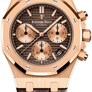 Audemars Piguet Royal Oak Herrklocka 26239OR.OO.D821CR.01 Brun/Läder