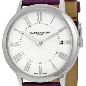 Baume & Mercier Damklocka 10224 Classima Vit/Läder Ø36.5 mm