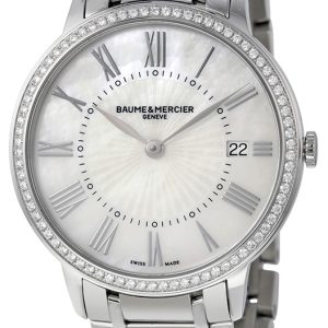 Baume & Mercier Damklocka 10227 Classima Vit/Stål Ø36.5 mm