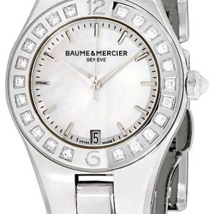 Baume & Mercier Damklocka M0A10078 Linea Vit/Stål Ø27 mm