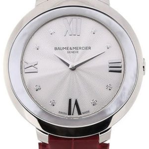 Baume & Mercier Damklocka M0A10262 Promesse Silverfärgad/Läder