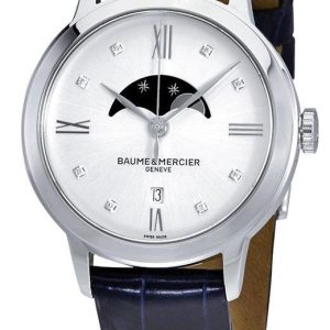 Baume & Mercier Damklocka M0A10329 Classima Silverfärgad/Läder