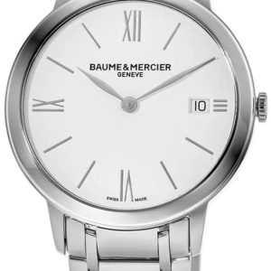 Baume & Mercier Damklocka M0A10356 Classima Vit/Stål Ø36.5 mm