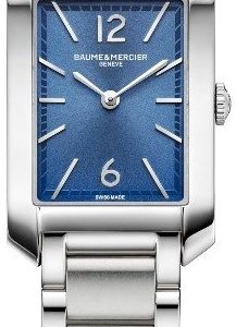 Baume & Mercier Damklocka M0A10476 Hampton Blå/Stål 35x22 mm