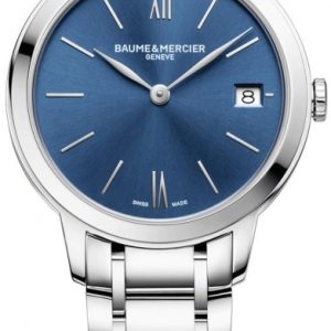 Baume & Mercier Damklocka M0A10477 Classima Blå/Stål Ø31 mm